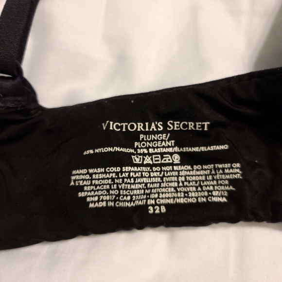 VS Push Up Bra 32B Black - Picture 4 of 5